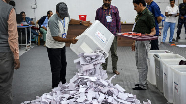 Primele estimări arată că partidul lui Balendra Shah ar fi câștigat detașat alegerile parlamentare din Nepal FOTO Profimedia