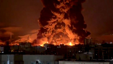 Depozit petrolier din Teheran, atacat. Foto Profimedia