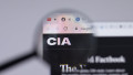 New York, USA - 26 April 2021: CIA Central Intelligence Agency logo close-up on website page, Illustrative Editorial