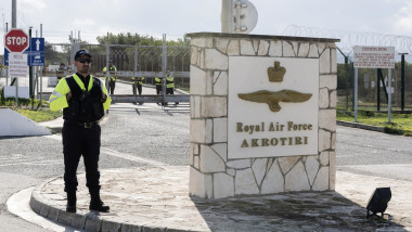 Imagine cu caracter ilustrativ. Intrare în baza militară britanică din Akrotiri, Cipru. Foto Profimedia