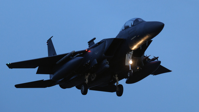 US Military Aircraft Activity At RAF Base In England