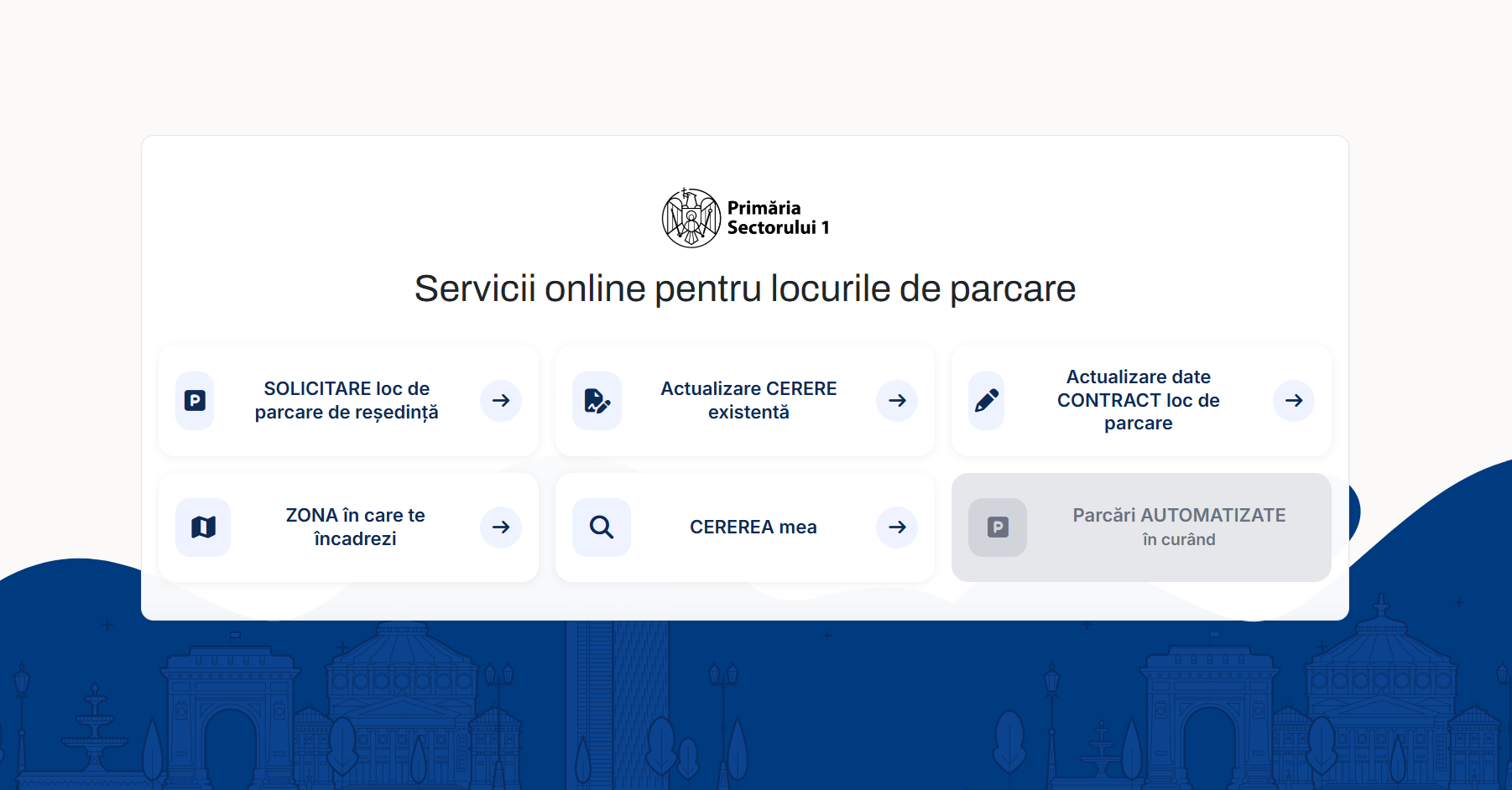 Primăria Sectorului 1 introduce înscrierea online pentru parcările de reședință. Cum pot fi depuse cererile