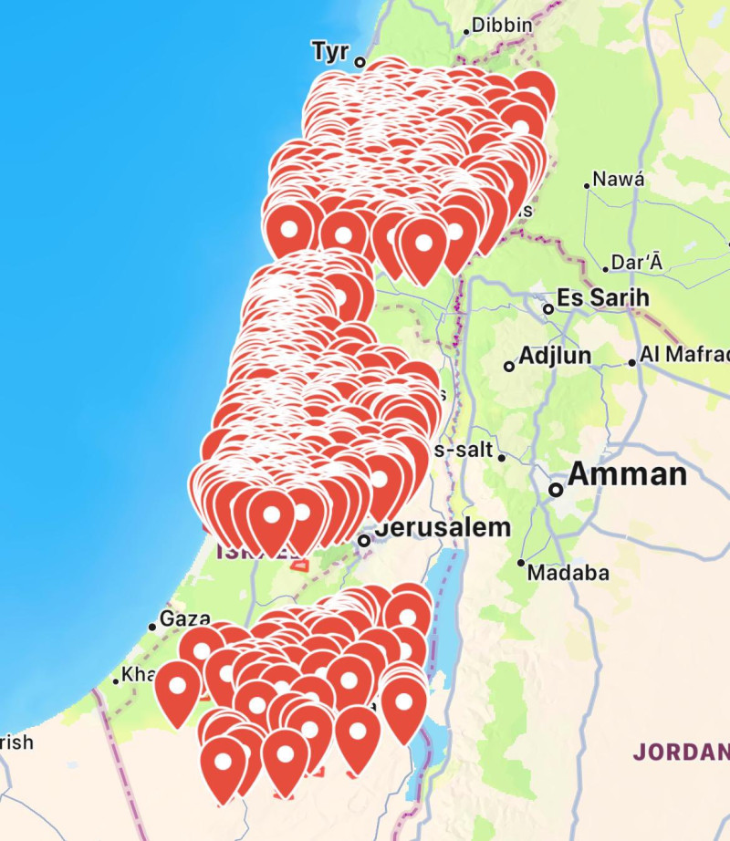 Război în Orientul Mijlociu, Ziua 4. Avarii la complexul nuclear iranian de la Natanz. Sirenele sună în nordul Israelului 2 Sirenele de alertă, activate în mai multe zone din Israel. Foto IDF