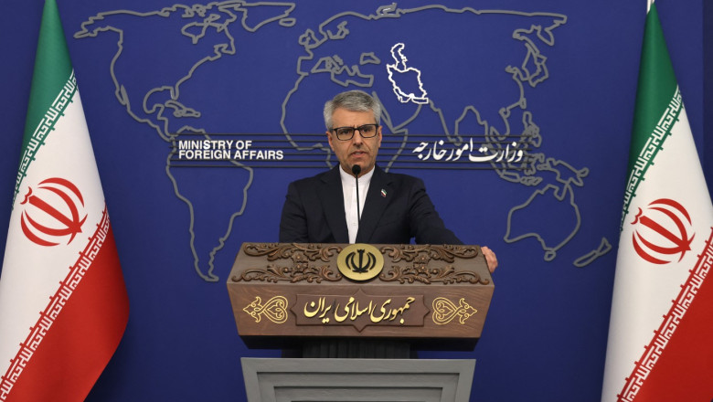 Purtătorul de cuvânt al Ministerului iranian de Externe, Esmail Baqaei. Foto Profimedia