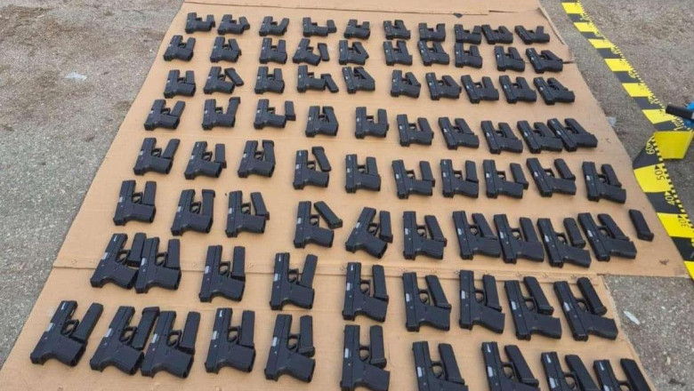 pistoale confiscate de politia de frontiera