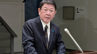 Motegi condemns Iran attacks, seeks release of detained Japanese