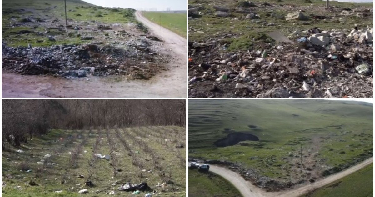 „E la întrecere: care pe unde aruncă”. Comună sufocată de gunoaie. Primăria spune că nu are bani să plătească amenda de 30.000 de lei
