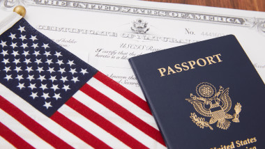 cetatenie SUA pasaport SUA steag SUA