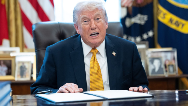 Donald J Trump Signs Executive Order Launching National Fraud Task Force In Washington DC - 16 Mar 2026.