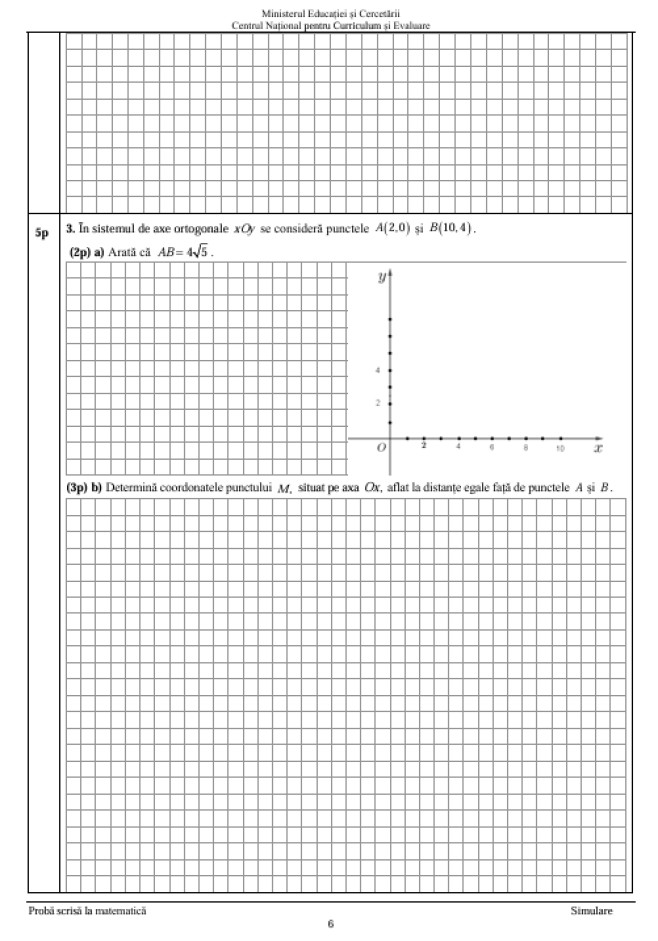 Simulare matematică, subiecte, pagina 5