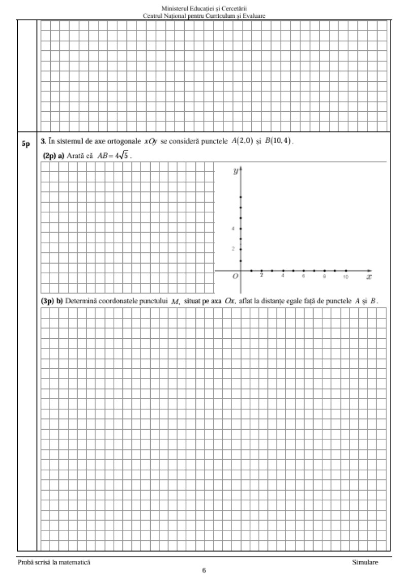 Simulare matematică, subiecte, pagina 5