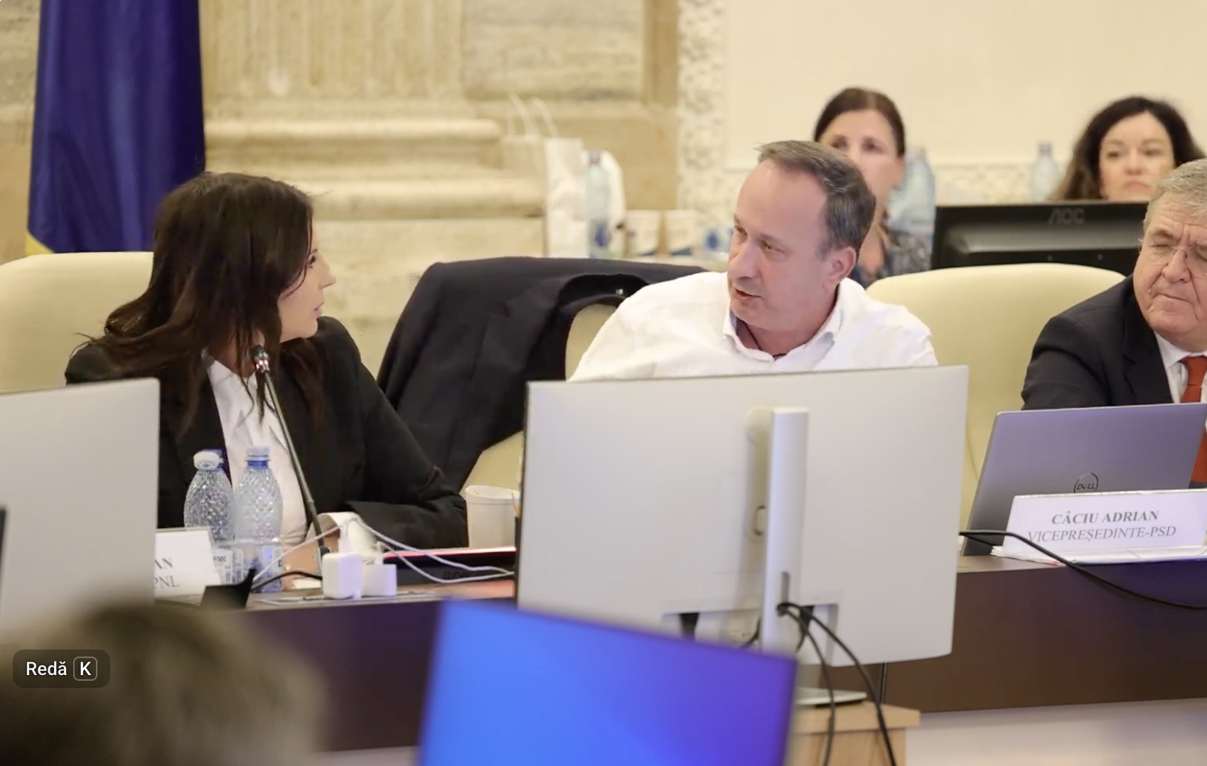 Derapaj în Parlament. Câciu a bătut cu pumnul în masă și a strigat la președinta comisiei de buget: „Vreau răspuns!”