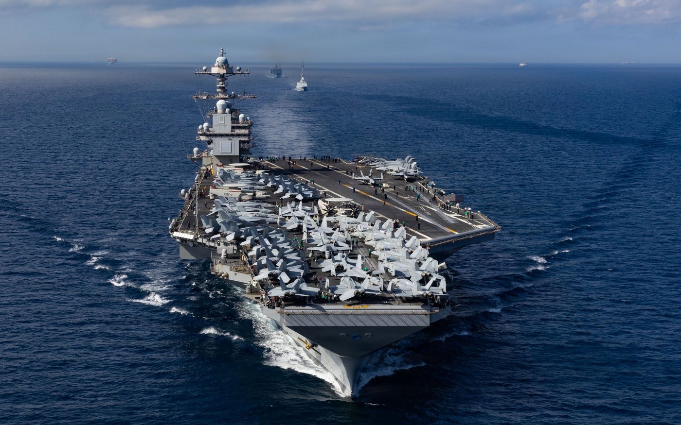 Portavionul american USS Gerald Ford părăseşte Croaţia și e „pregătit să îşi îndeplinească misiunea”