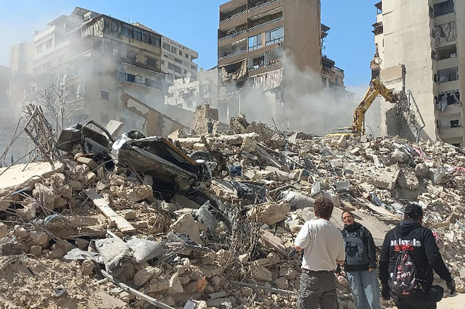 Beirut In Aftermath Of Airstrike
