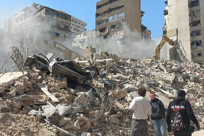 Beirut In Aftermath Of Airstrike