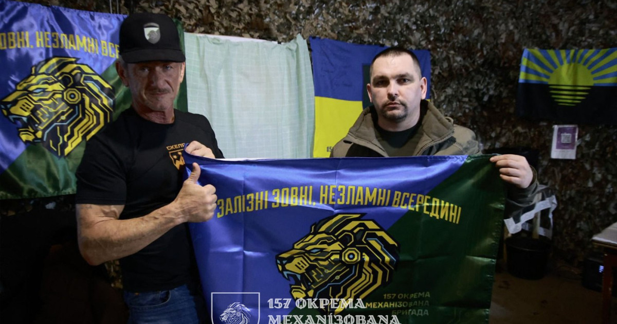Sean Penn, vizită în Ucraina aproape de frontul din Donețk