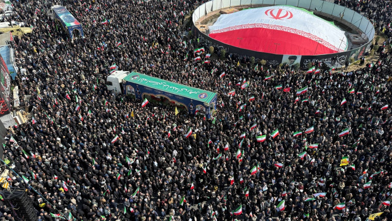 Israel-US Strike Iran: Joint Funeral For Larijani, Soleimani And IRIS Dena Sailors