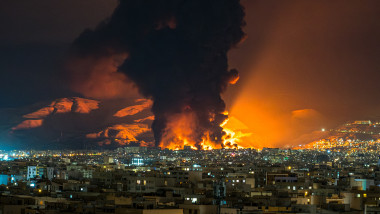 Israel-U.S. Joint Strike Hits Iranian Oil Depot Tanks