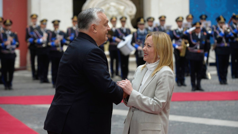 giorgia meloni - viktor orban
