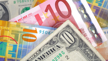 dolar euro franc elvetian