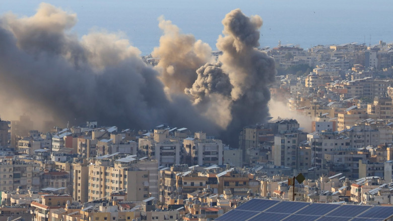 Explozie în războiul din Orientul Mijlociu.