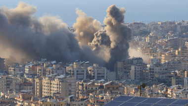 Explozie în războiul din Orientul Mijlociu.