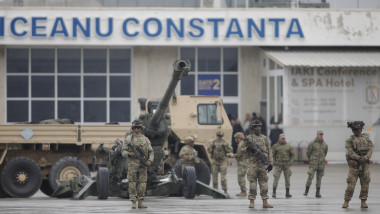CONSTANTA - CEREMONIE SI DEMONSTRATIE - MILITARI SUA - 31 MAR 20