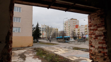 Construction work continues in the Russian controlled city of Mariupol