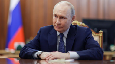 Russia's President Putin Meets With DPR Head Pushilin