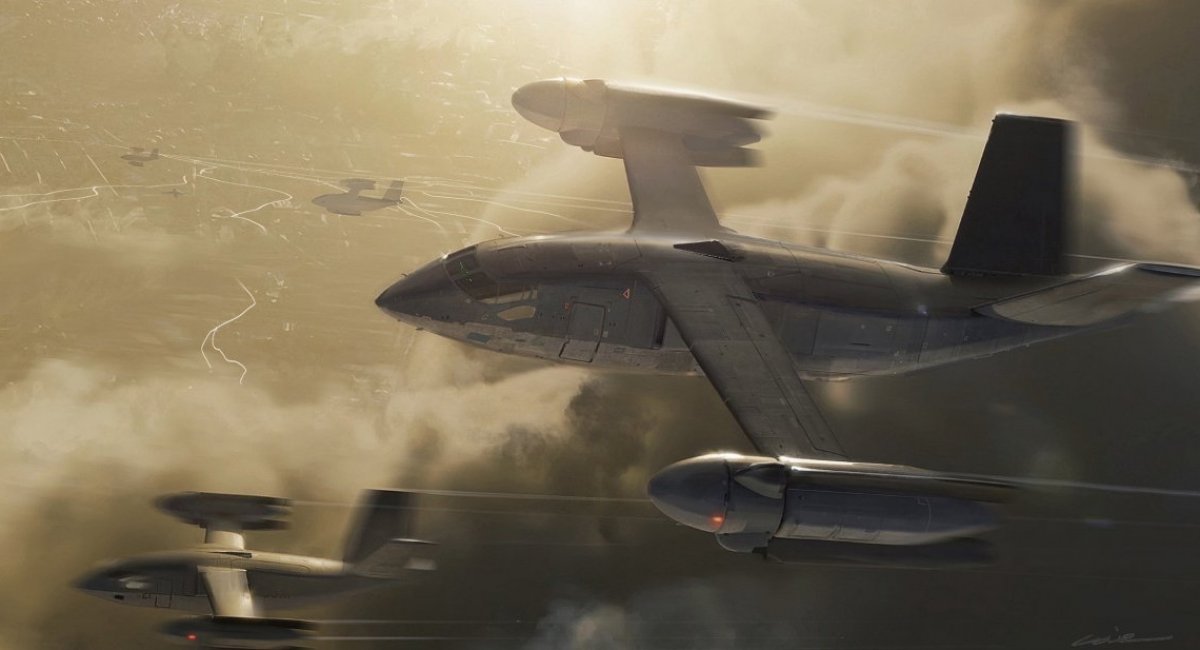 SUA:  Aeronava X-76 cu motoare cu reacție unice,  înlocuitor al modelului V-22 Osprey. Substituit și pentru bătrânul Black Hawk