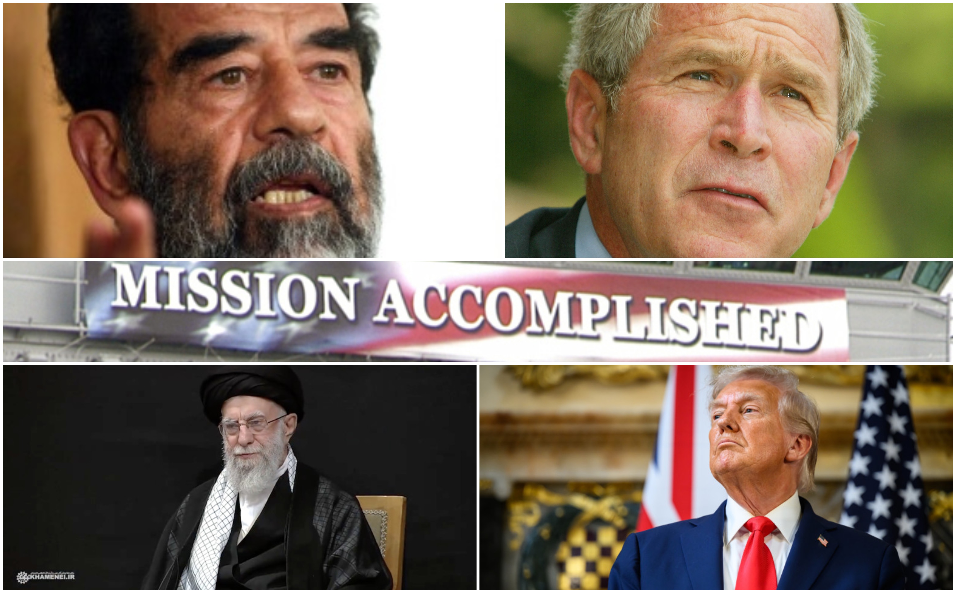 Misiune îndeplinită în Irak? Lăudăroșenia din 2003 care bântuie conflictul actual din Iran (BBC InDepth)