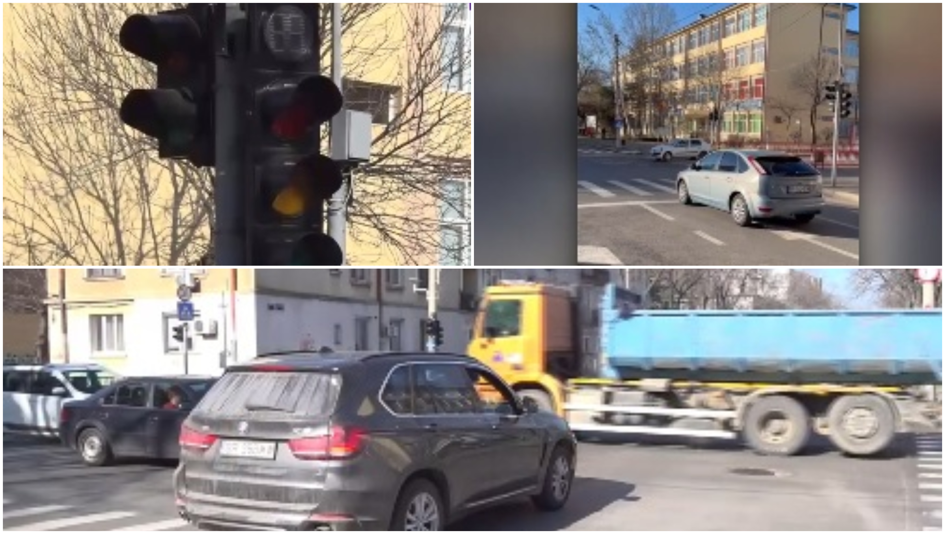 „Uite, s-a oprit, nu știe”. Haos în trafic, după ce un accident produs la începutul lunii a lăsat o intersecție din Brăila fără semafor
