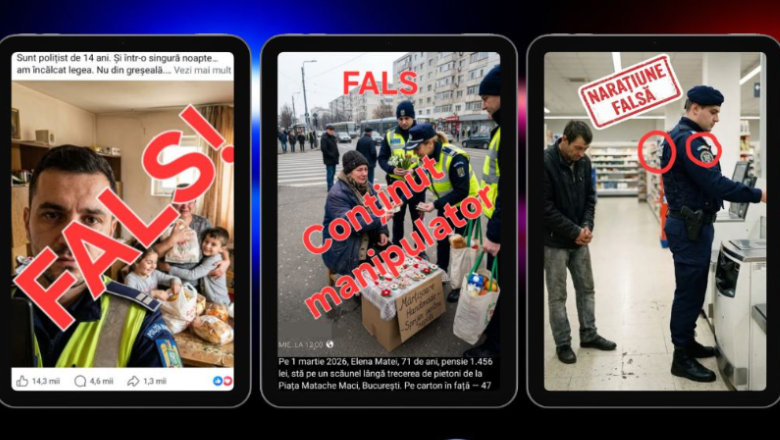 DNSC avertizează asupra unei campanii de influențare cu personaje AI care se dau drept polițiști sau jandarmi: „Exploatează emoţiile”