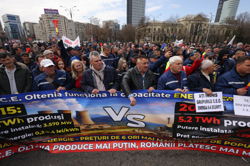 BUCURESTI - MINERI - PROTEST - 24 MAR 2026
