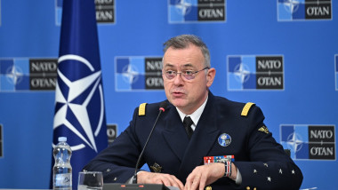 NATO military chiefs hold joint press conference in Brussels