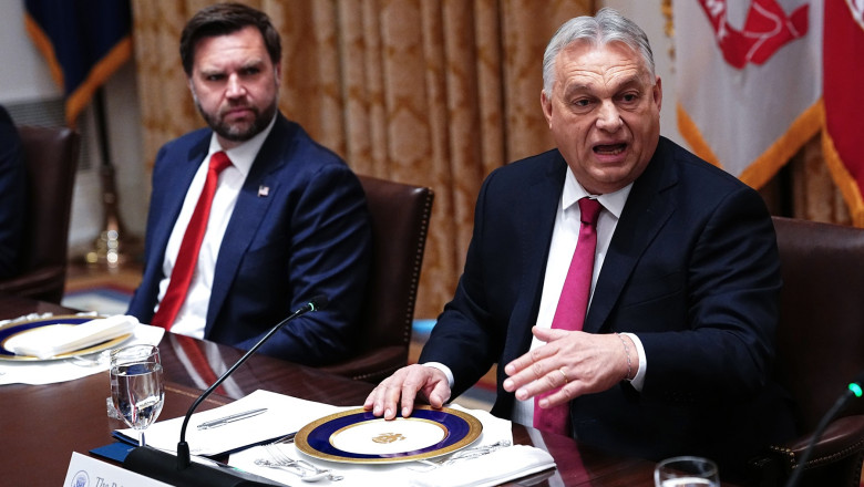 Trump Hosts a Bilateral Lunce with PM Orban of Hungary