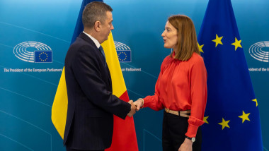 sorin grindeanu si roberta metsola