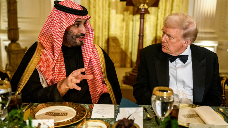 Crown Prince and Prime Minister Mohammed bin Salman Al Saud of Saudi Arabia visits the White House