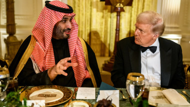 Crown Prince and Prime Minister Mohammed bin Salman Al Saud of Saudi Arabia visits the White House