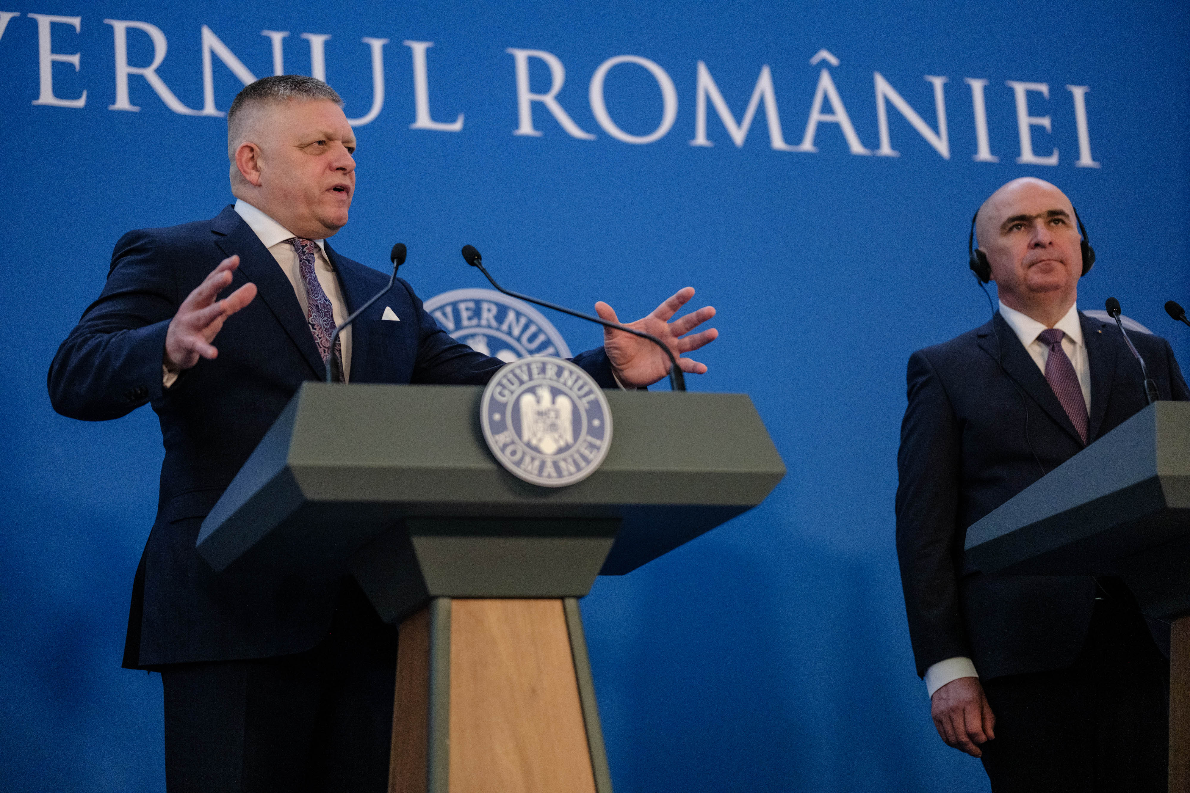 Robert Fico, în România: O mare parte a agendei noastre se concentrează pe Bruxelles, pe teme care ne blochează