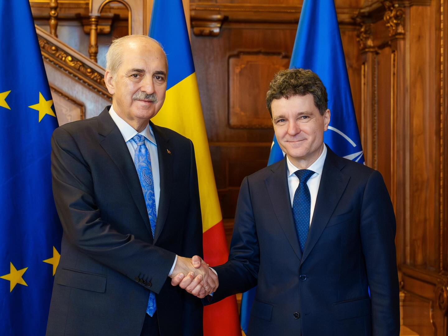 Nicușor Dan, discuții la Cotroceni cu șeful Parlamentului turc: Securitatea la Marea Neagră și parteneriatul strategic, în prim-plan