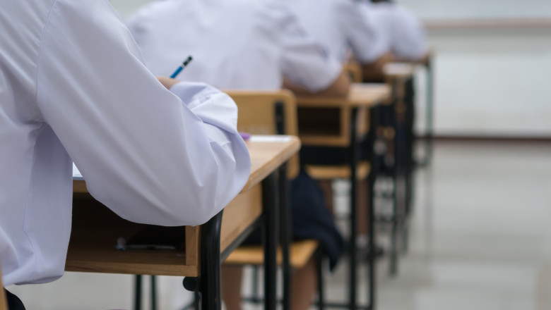 Reguli stricte pentru elevi în sala de examen. Foto Getty Images