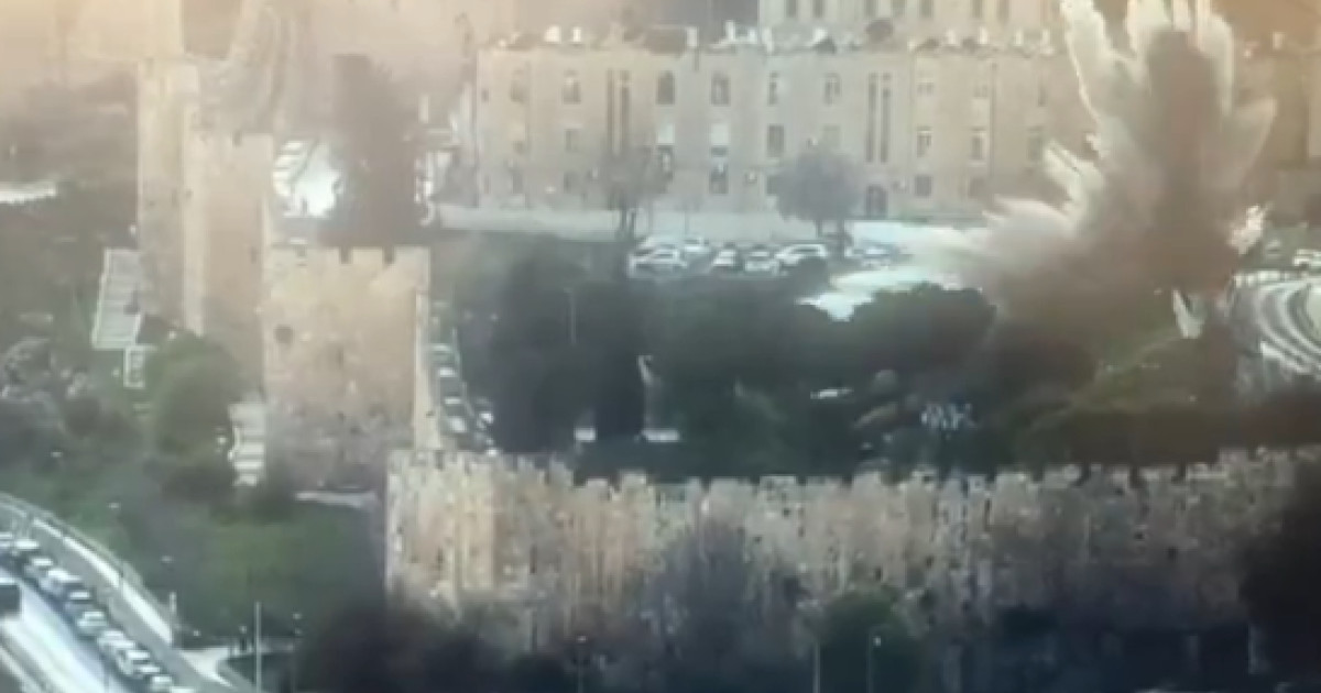Rachetă lovește zona sfântă din Ierusalim