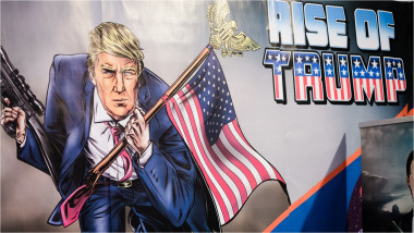 desen cu Donald Trump