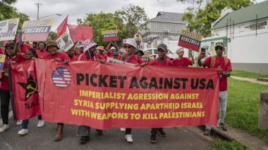 Protests held in South Africa against US actions in Venezuela