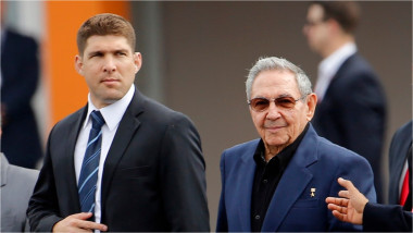 Raul Castro și nepotul lui, Raul Guillermo Rodriguez Castro