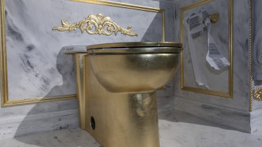 Satirical Toilet Statue Near Lincoln Memorial