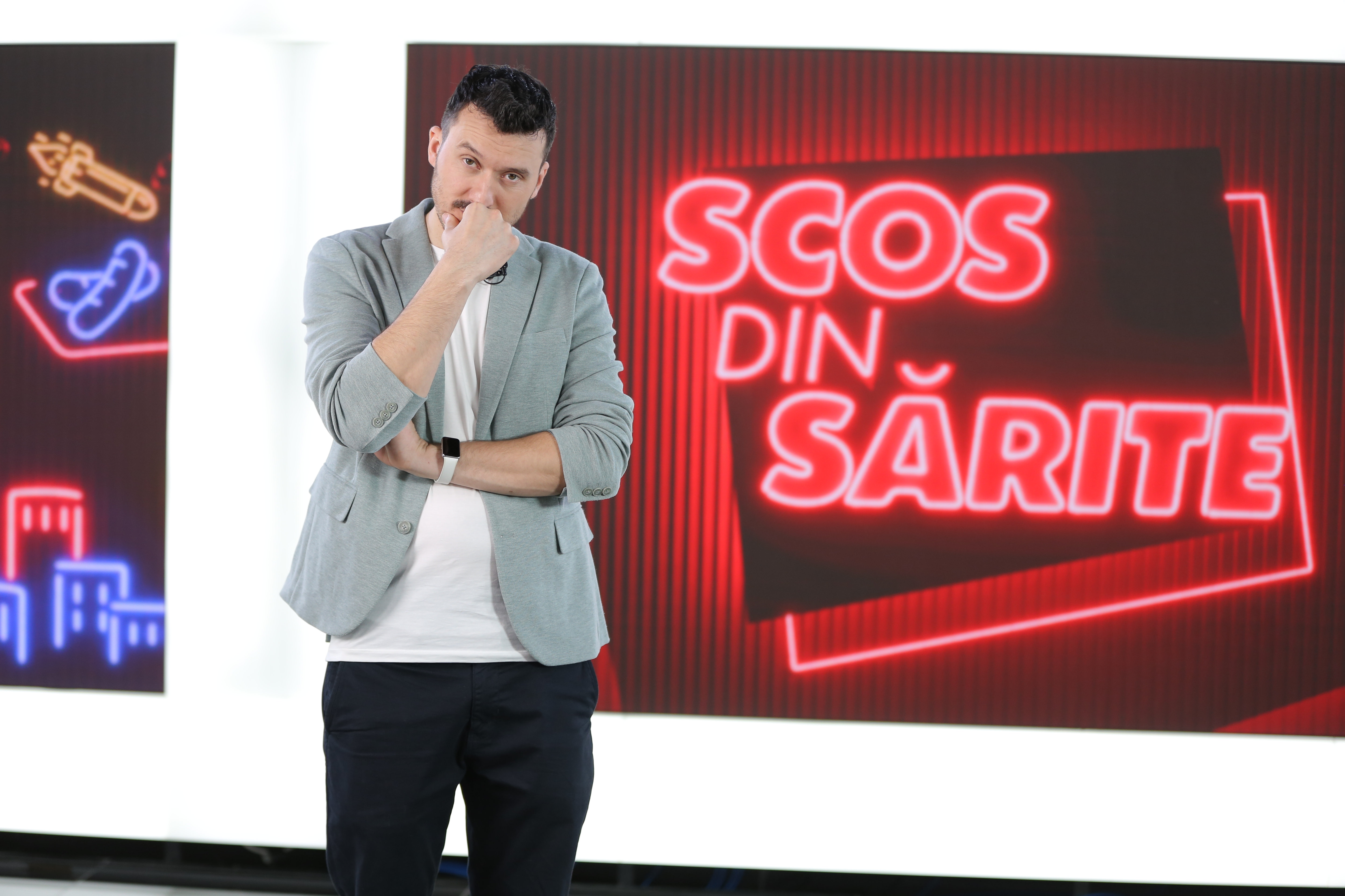 Serghei e „Scos din sărite”, în noua emisiune de satiră politică de la Digi24: „Uneori, pe scenă sunt mai sincer decât la spovedanie”