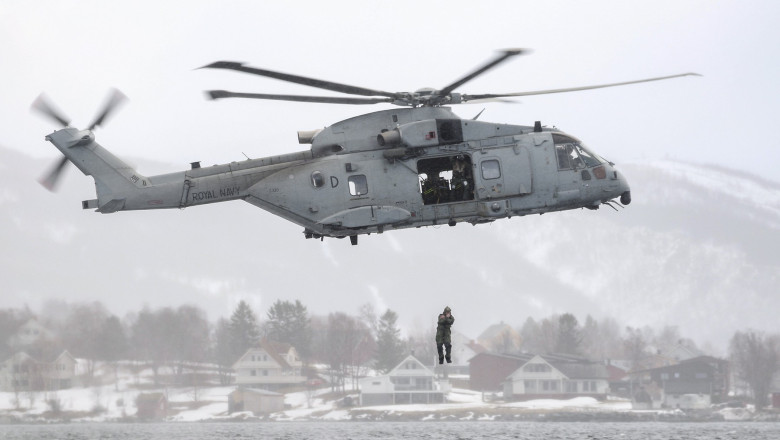 Commandos drill chilly helicopter insertions amid rising Russian threats