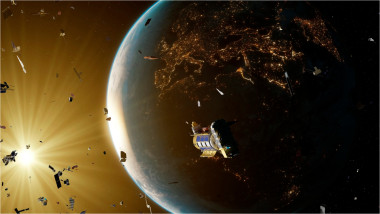 resturi de sateliți pe orbita terestră